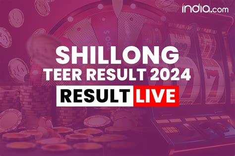 shillong teer1|Shillong Teer Result TODAY, August 26, 2024 LIVE: Winning.
